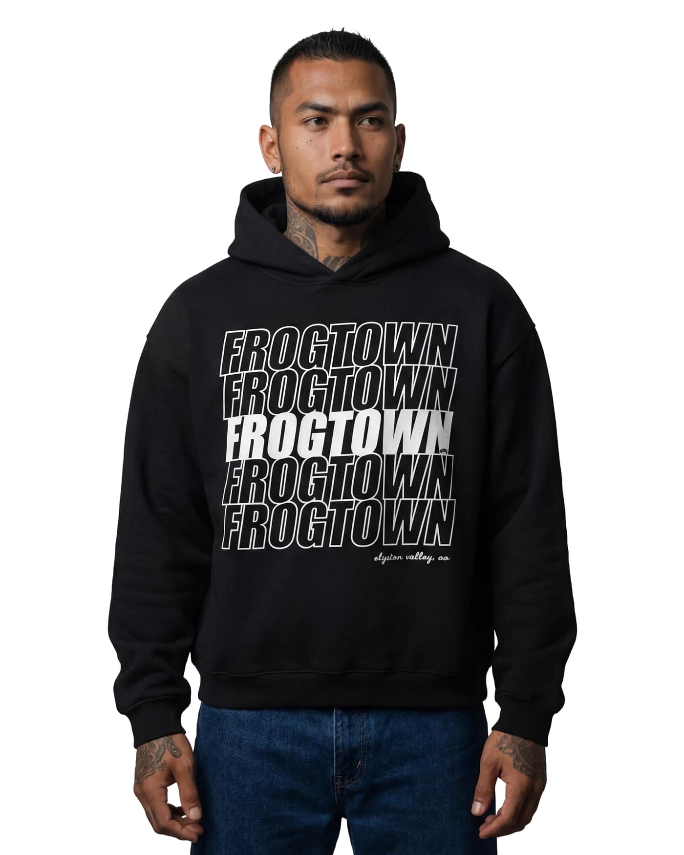 Thank You FT Fleeced Boxy Hoodie