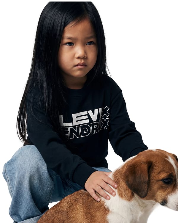 Kids' Levi x Hendrix Quick-Dry Cotton Long-Sleeve Tee_1